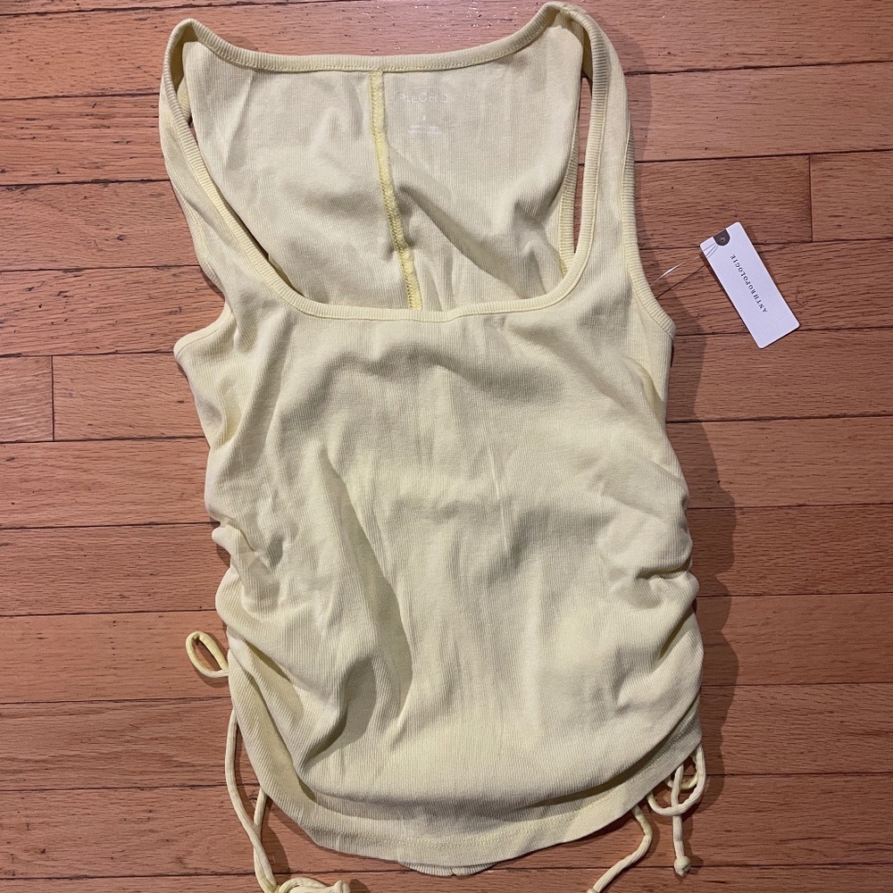 Brand new Pilcro Ribbed Ruched Tank Top - Picture 4 of 16